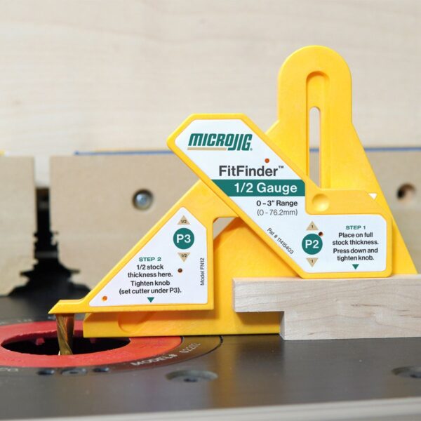 Microjig FN12 FITFINDER 1/2 Gauge Automatic Thickness Finder