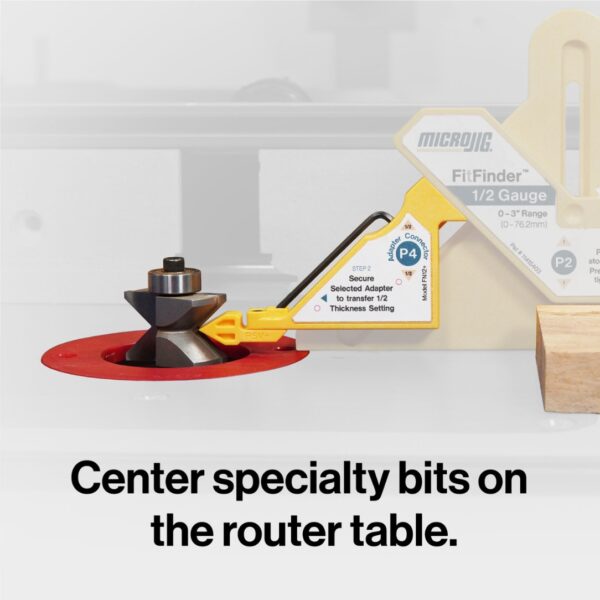 Microjig FN12-UG FITFINDER 1/2" Gauge Upgrade Kit