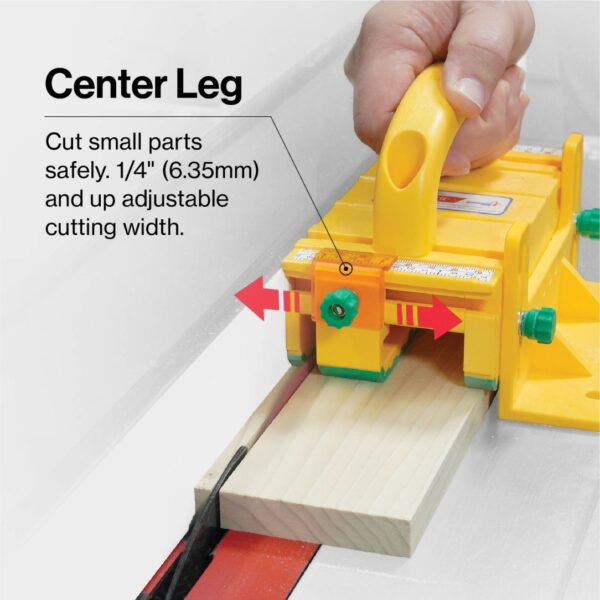 Microjig GR-100+ GRR-RIPPER Safety Pusher for Table Saw, Band Saw and Router