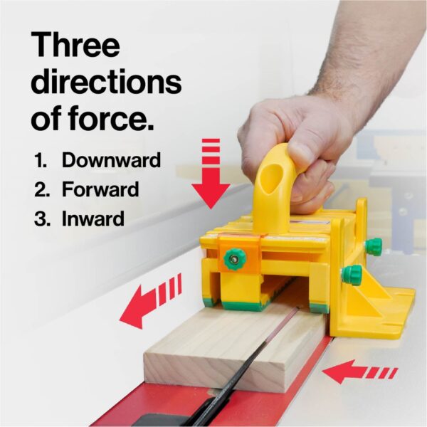 Microjig GR-100+ GRR-RIPPER Safety Pusher for Table Saw, Band Saw and Router