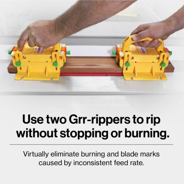 Microjig GR-100+ GRR-RIPPER Safety Pusher for Table Saw, Band Saw and Router