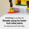 Microjig MB-050-0750LM FITFINDER 12 Shank Lock Miter Router Bit (3) Microjig MB-050-0750LM FITFINDER 1/2" Shank Lock Miter Router Bit