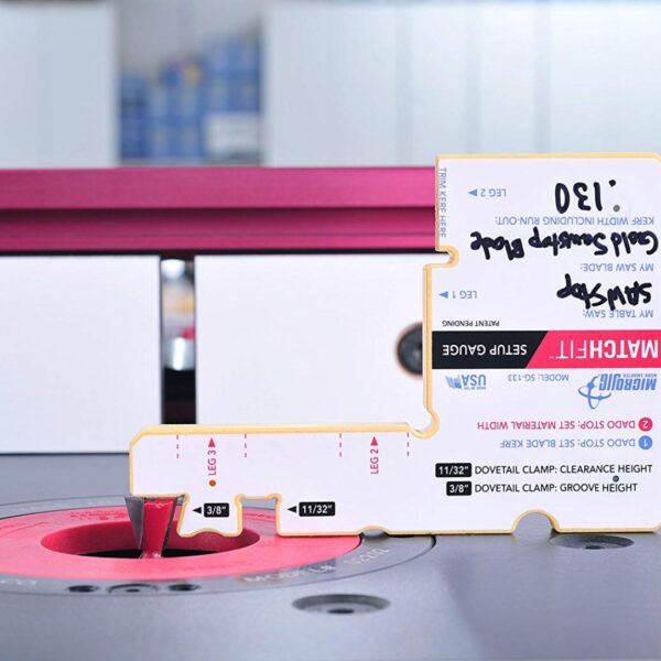 Microjig SG-133 MATCHFIT Setup Gauge