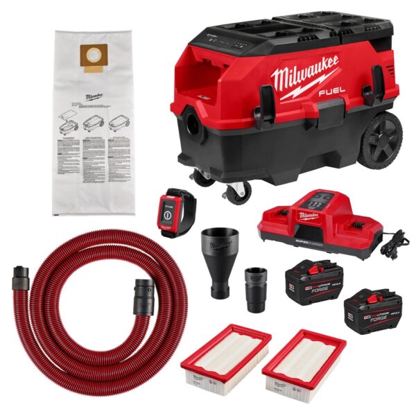 Milwaukee 0888-22HD M18 9-Gallon Dust Extractor Kit Milwaukee 0888-22HD M18 9-Gallon Dust Extractor Kit