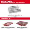 Milwaukee 48-22-9285T 3/8" Drive 6 Point and 12 Point SAE and Metric Ratchet and Socket Trays