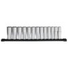 Milwaukee 48-22-9524 12 Drive 12 Point Metric Socket Set 13-Piece Milwaukee 48-22-9524 1/2" Drive 12 Point Metric Socket Set 13-Piece