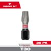 Milwaukee 48-32-4137 SHOCKWAVE Impact Duty T30 x 1" Insert Bits 25-Pack