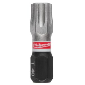 Milwaukee 48-32-4138 SHOCKWAVE Impact Duty T40 x 1" Insert Bits 25-Pack