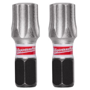 Milwaukee 48-32-4991 SHOCKWAVE Impact Duty T45 x 1" Insert Bits 2-Pack