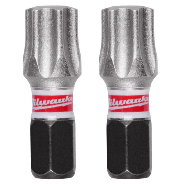 Milwaukee 48-32-4991 SHOCKWAVE Impact Duty T45 x 1" Insert Bits 2-Pack