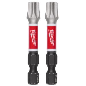 Milwaukee 48-32-6000 SHOCKWAVE Impact Duty T45 x 2" Insert Bits 2-Pack
