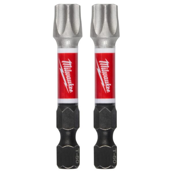 Milwaukee 48-32-6002 SHOCKWAVE Impact Duty T50 x 2 Impact Bit 2-Pack