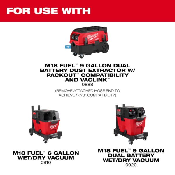 Milwaukee 49-90-1973 10ft Dust Extractor Hose