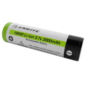 Unilite 18650-2000MAH Rechargeable Battery
