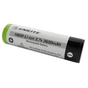 Unilite 18650-2600MAH 3.7V 2600mAH Rechargeable Battery