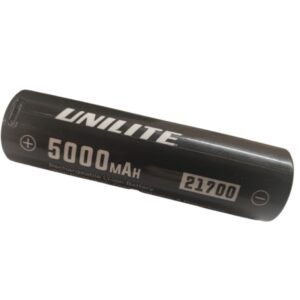 Unilite 21700-5000MAH 3.7V 5000mAH Rechargeable Battery with USB-C Port