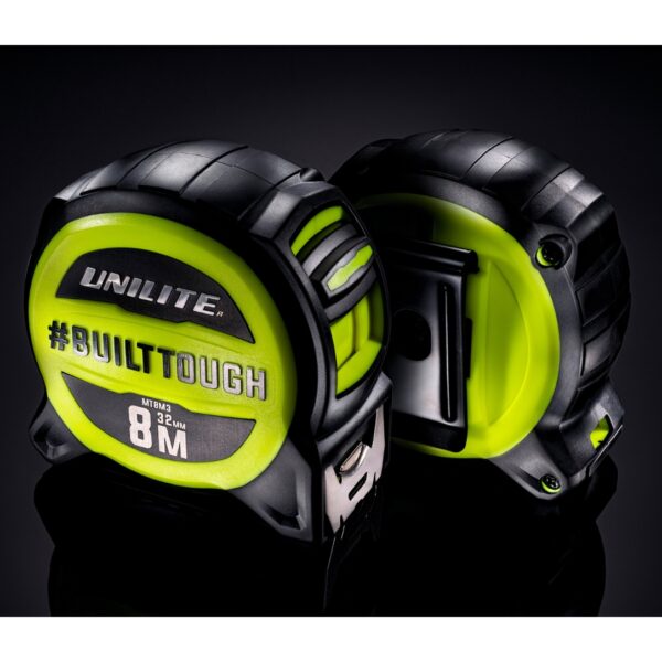 Unilite MT8M3 8m26ft Super Heavy Duty Tape Measure with SUPERBLADE (2) Unilite MT8M3 8m/26ft Super Heavy Duty Tape Measure with SUPERBLADE