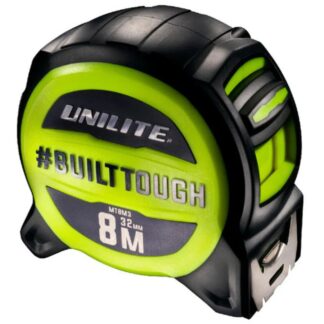 Unilite MT8M3 8m/26ft Super Heavy Duty Tape Measure with SUPERBLADE