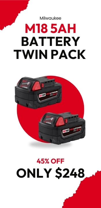 Milwaukee 48-11-1852 Two Pack of Batteries is only $248