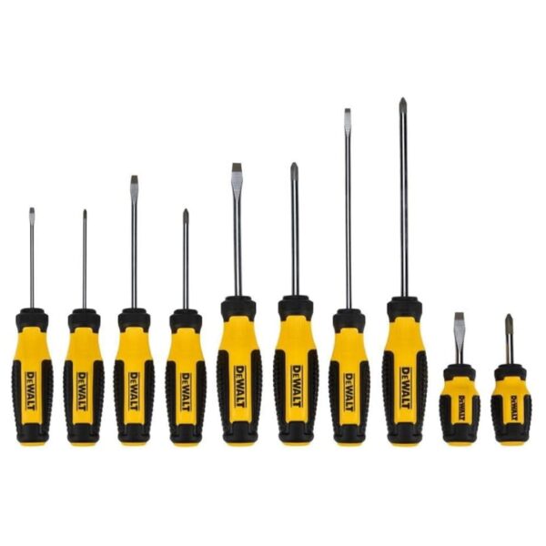 DeWalt DWHT65201 Fixed Bar Screwdriver Set 10-Piece