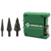 Greenlee GSBSET3 Step Bit Set (#1, #4, #9) 3-Piece