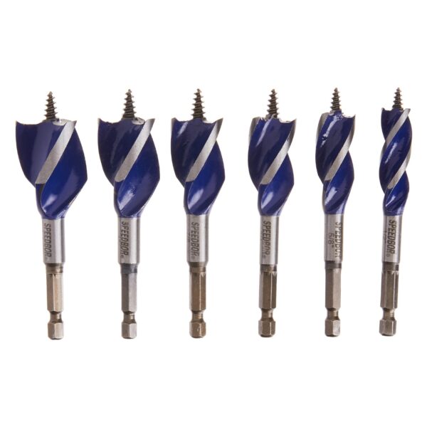 Irwin 1877239 SPEEDBOR Drill Bit Set for Wood 6-Piece