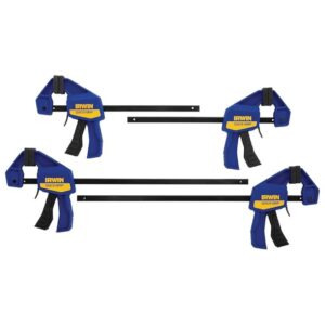 Irwin 1964748 QUICK-GRIP One-Handed Mini Bar Clamp 4-Pack