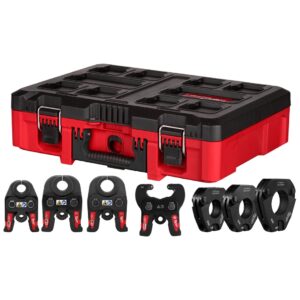 Milwaukee 49-16-2683 1/2" – 2" IPS‑P Jaw and Pivoting Ring Kit for M18 FORCE LOGIC Press Tools