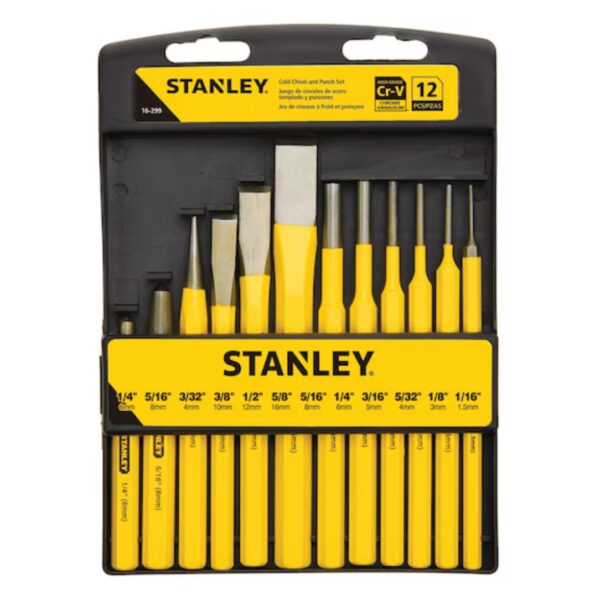 Stanley 16-299 Punch and Cold Chisel Set 12-Piece
