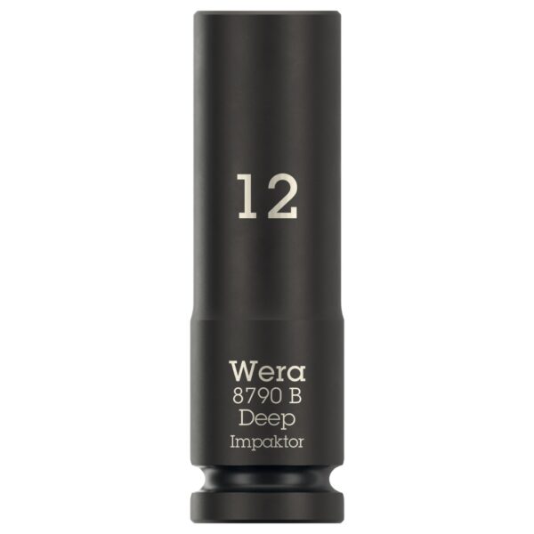 Wera 005553 8790 B Impaktor Deep Socket 38″ Drive x 12mm x 63mm Wera 005553 8790 B Impaktor Deep Socket 3/8″ Drive x 12mm x 63mm