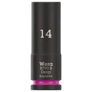 Wera 005555 8790 B Impaktor Deep Socket 3/8″ Drive x 14mm x 63mm