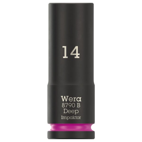 Wera 005555 8790 B Impaktor Deep Socket 38″ Drive x 14mm x 63mm Wera 005555 8790 B Impaktor Deep Socket 3/8″ Drive x 14mm x 63mm