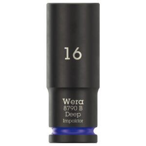 Wera 005557 8790 B Impaktor Deep Socket 3/8″ Drive x 16mm x 63mm