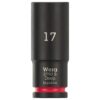 Wera 005558 8790 B Impaktor Deep Socket 38″ Drive x 17mm x 63mm Wera 005558 8790 B Impaktor Deep Socket 3/8″ Drive x 17mm x 63mm