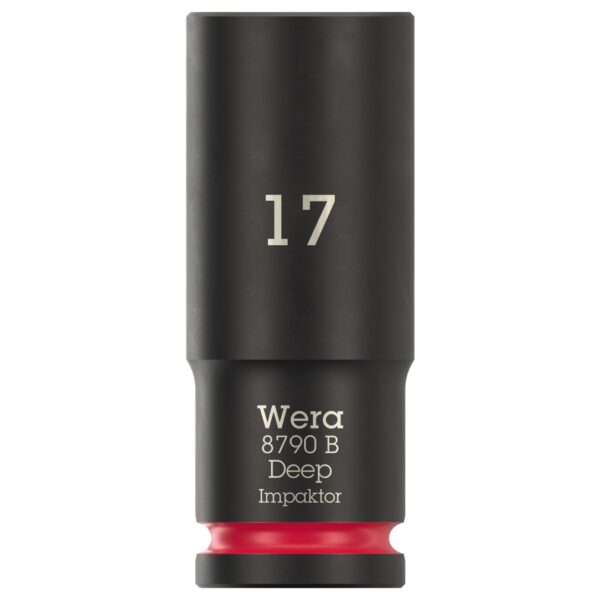 Wera 005558 8790 B Impaktor Deep Socket 38″ Drive x 17mm x 63mm Wera 005558 8790 B Impaktor Deep Socket 3/8″ Drive x 17mm x 63mm
