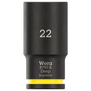 Wera 005562 8790 B Impaktor Deep Socket 3/8″ Drive x 22mm x 63mm