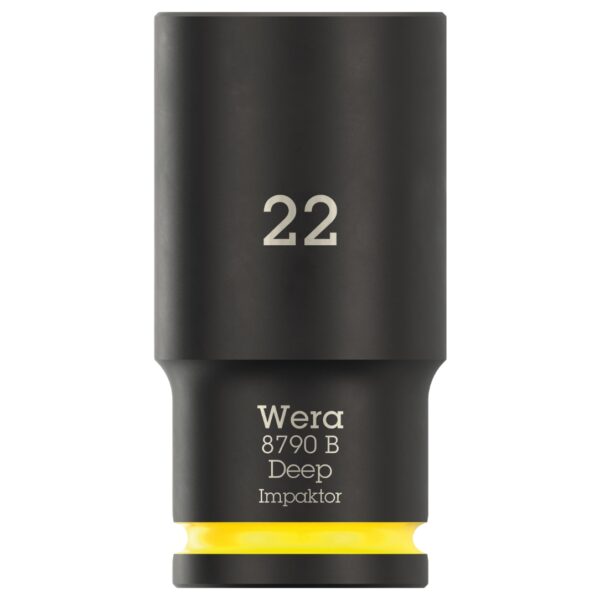 Wera 005562 8790 B Impaktor Deep Socket 38″ Drive x 22mm x 63mm Wera 005562 8790 B Impaktor Deep Socket 3/8″ Drive x 22mm x 63mm