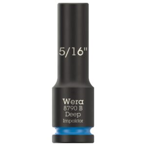 Wera 005565 8790 B Impaktor Deep Socket 3/8″ Drive x 5/16" x 63mm