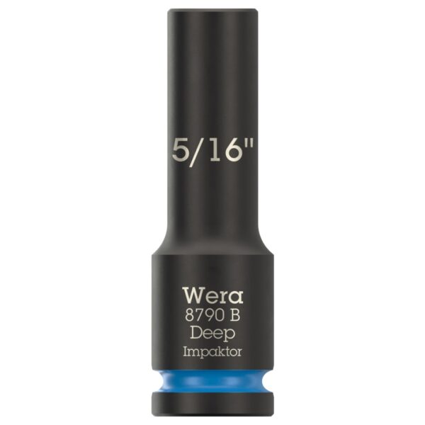 Wera 005565 8790 B Impaktor Deep Socket 38″ Drive x 516 x 63mm Wera 005565 8790 B Impaktor Deep Socket 3/8″ Drive x 5/16" x 63mm