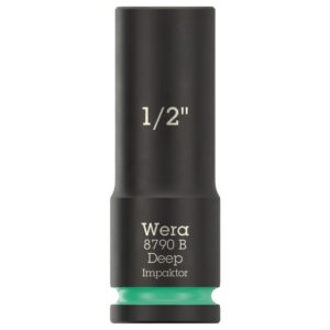 Wera 005568 8790 B Impaktor Deep Socket 3/8″ Drive x 1/2" x 63mm