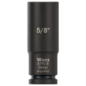 Wera 005570 8790 B Impaktor Deep Socket 3/8″ Drive x 5/8" x 63mm