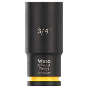 Wera 005572 8790 B Impaktor Deep Socket 3/8″ Drive x 3/4" x 63mm