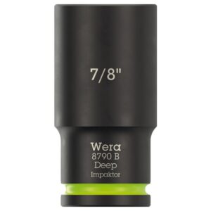 Wera 005574 8790 B Impaktor Deep Socket 3/8″ Drive x 7/8" x 63mm