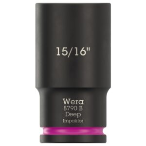 Wera 005575 8790 B Impaktor Deep Socket 3/8″ Drive x 15/16" x 63mm