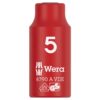 Wera 005931 8790 A VDE Insulated Socket 14″ Drive x 5mm Wera 005931 8790 A VDE Insulated Socket 1/4″ Drive x 5mm