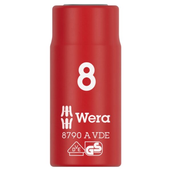 Wera 005935 8790 A VDE Insulated Socket 14″ Drive x 8mm Wera 005935 8790 A VDE Insulated Socket 1/4″ Drive x 8mm