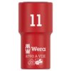 Wera 005937 8790 A VDE Insulated Socket 14″ Drive x 11mm Wera 005937 8790 A VDE Insulated Socket 1/4″ Drive x 11mm
