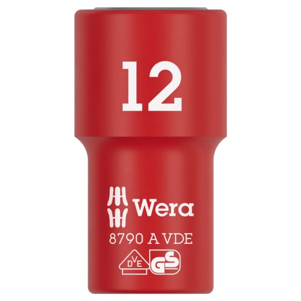 Wera 005938 8790 A VDE Insulated Socket 14″ Drive x 12mm Wera 005938 8790 A VDE Insulated Socket 1/4″ Drive x 12mm