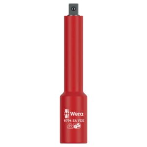 Wera 005950 8794 SA VDE 1/4" Drive Insulated Zyklop Short Extension