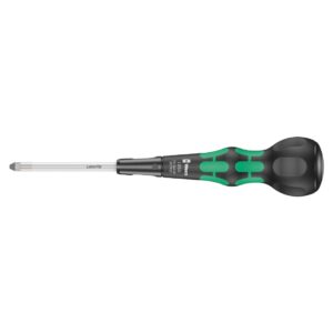 Wera 007910 1855 PZ Kraftform Ball-Grip Pozidriv Screwdriver PZ2 x 100mm